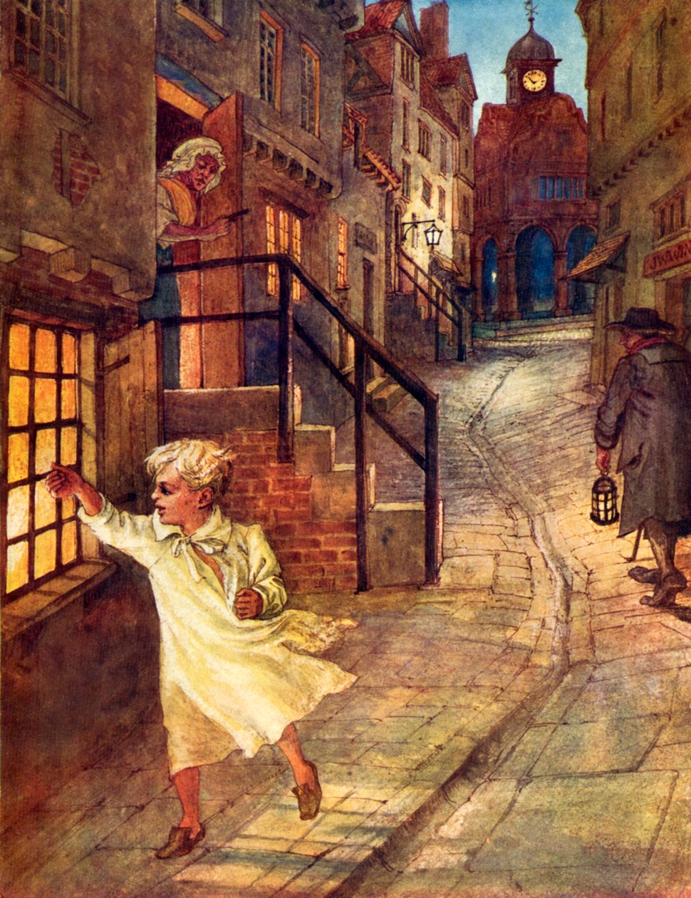 Wee Willie Winkie (farvelitografi) af George 9th Earl of Carlisle Howard