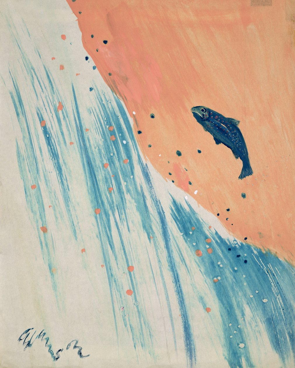 Laksespring af George Adamson