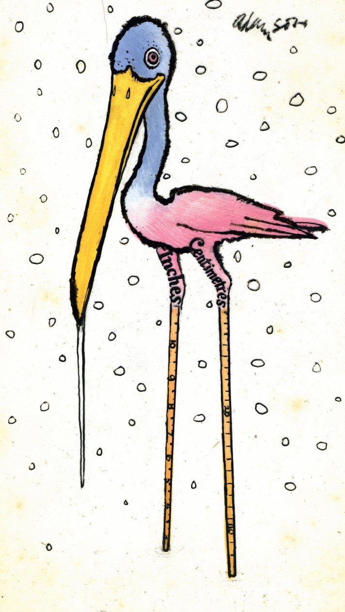 Stork med kalibrerede skafter, 1970