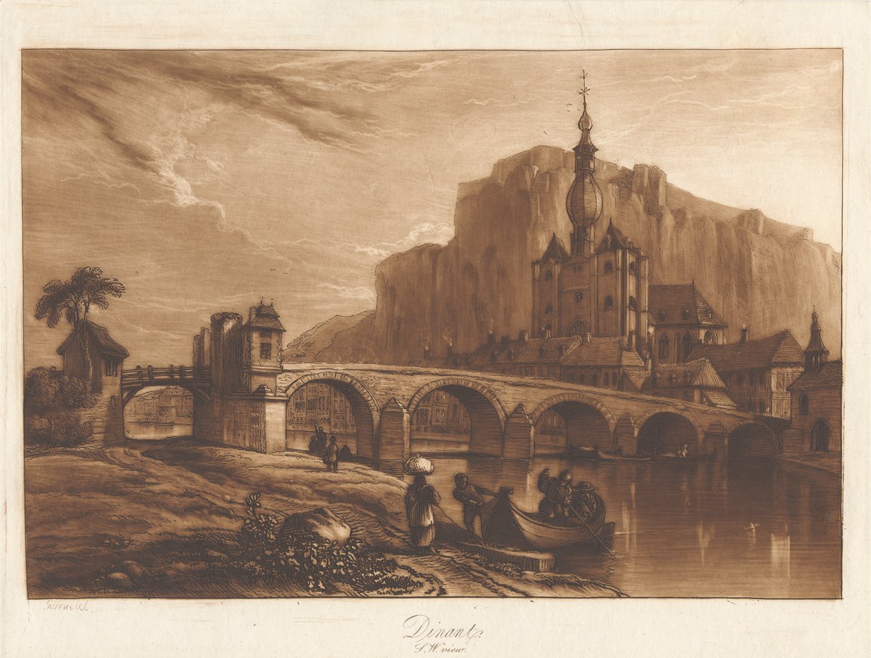 Dinant, nr. 1: Sydvestudsigt af George Arnald