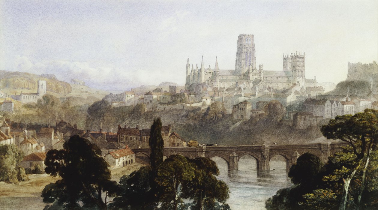 Durham Cathedral, 1846 af George Arthur Fripp