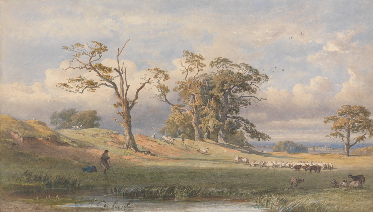 Old British Camp i Bulstrode Park af George Arthur Fripp