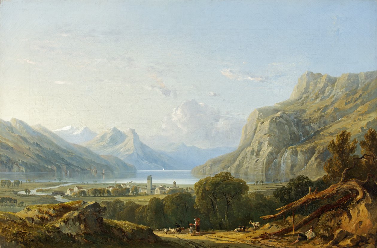 Wallenstadt-søen af George Arthur Fripp