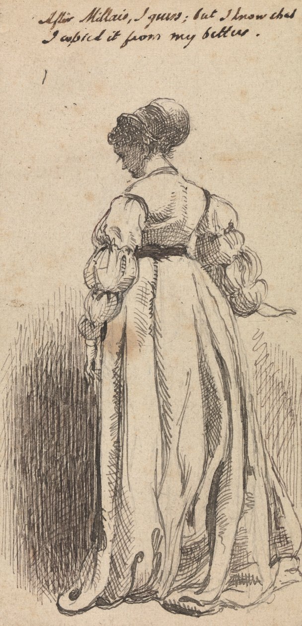 Stående Dame af George Augustus Sala