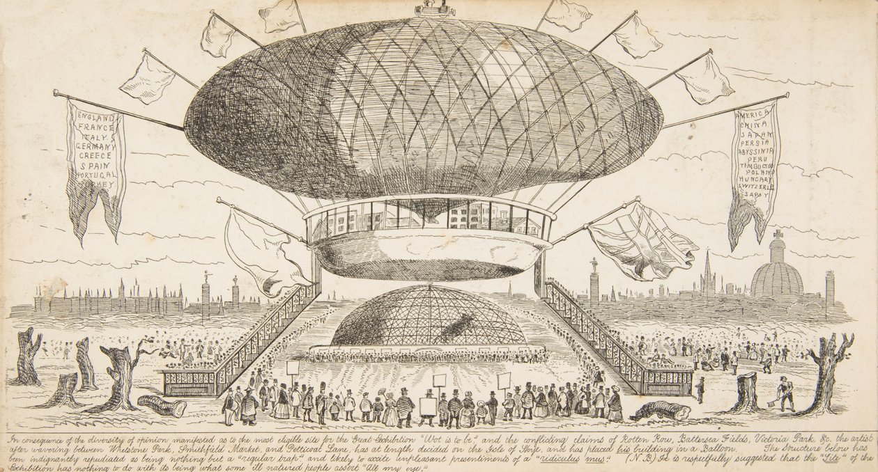 Den store udstilling, der skal være, sandsynlige resultater af alle nationers industri i Th..., 1850. af George Augustus Sala