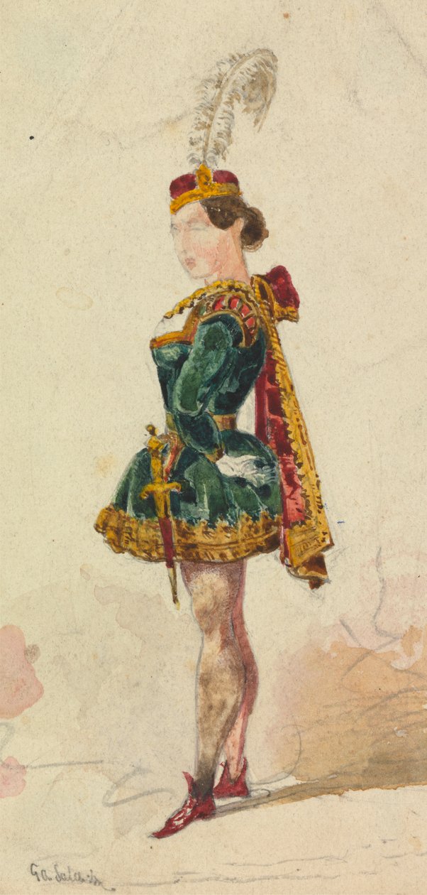 Kvinde i kostume af George Augustus Sala