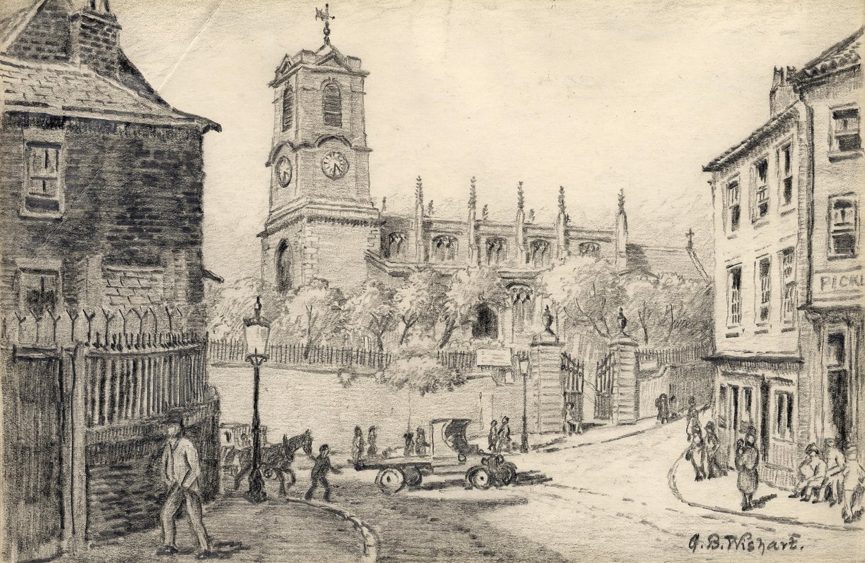 St. Marys Church, Gateshead 1926 af George Barclay Wishart