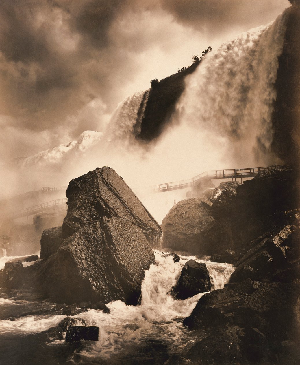 Niagara om sommeren, set nedefra af George Barker