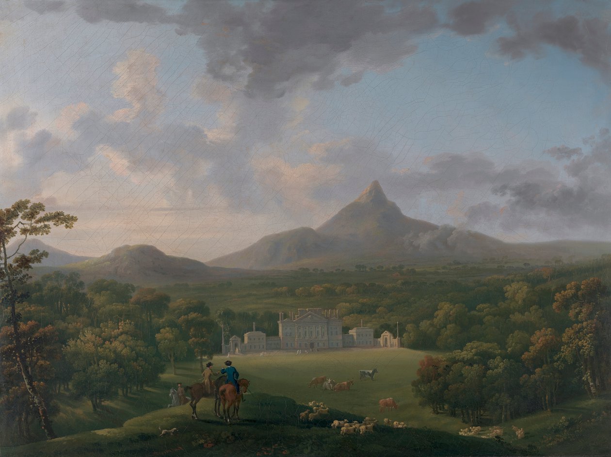 Powerscourt, County Wicklow, Irland af George Barret