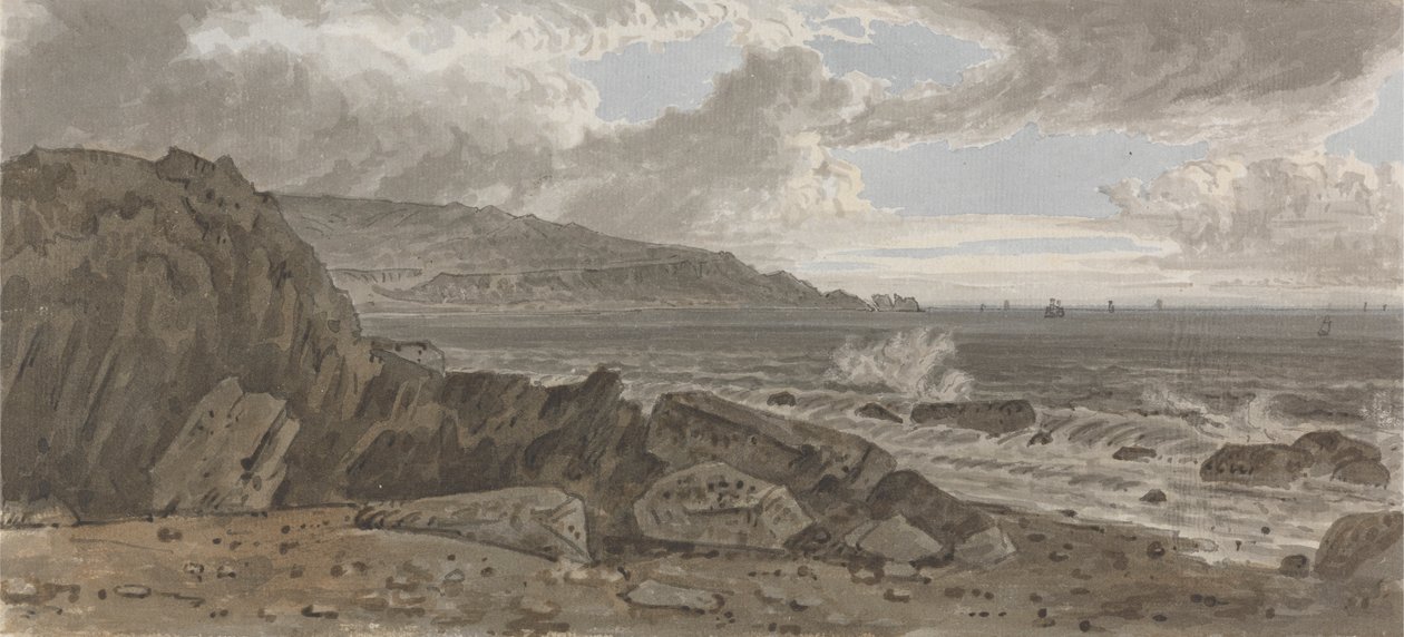 Nåle fra Alum Bay af George Barret Jr.