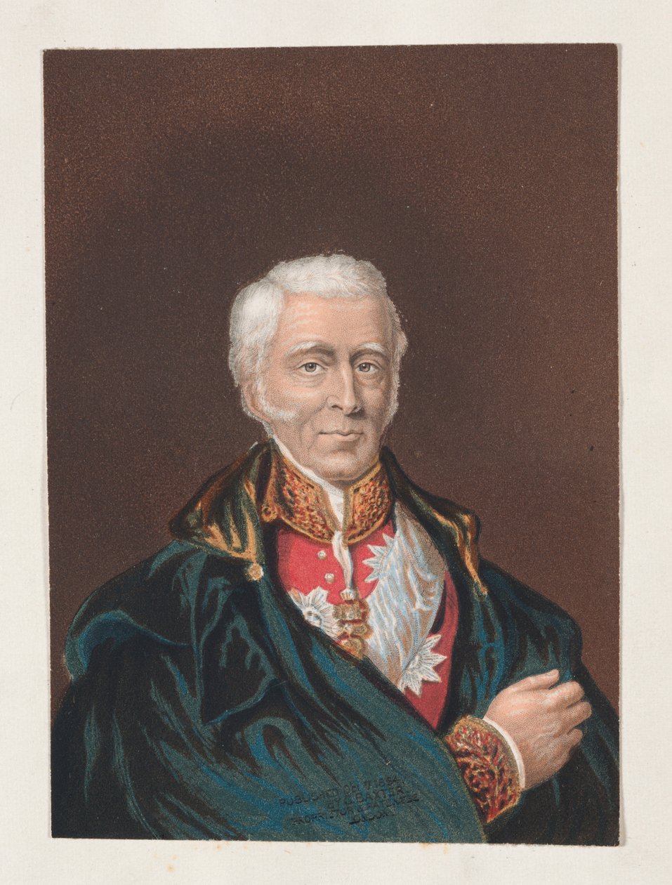 Arthur Wellesley, hertug af Wellington af George Baxter