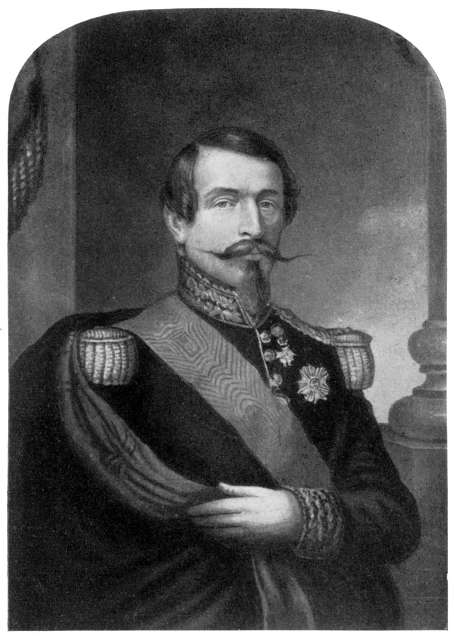 Charles Louis Napoleon Bonaparte, kejser af det franske, 19. århundrede 1910. af George Baxter