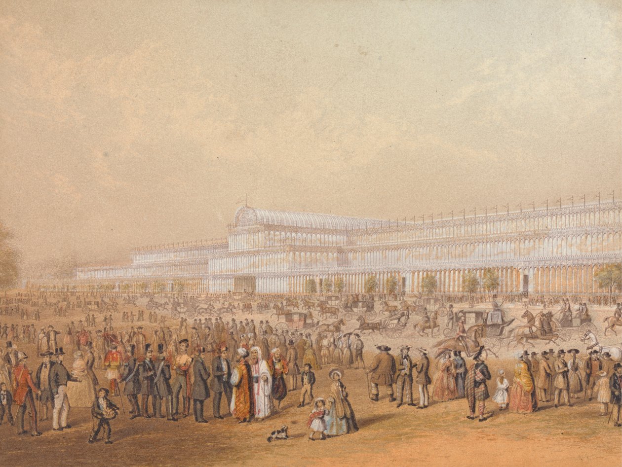 Crystal Palace, Hyde Park af George Baxter