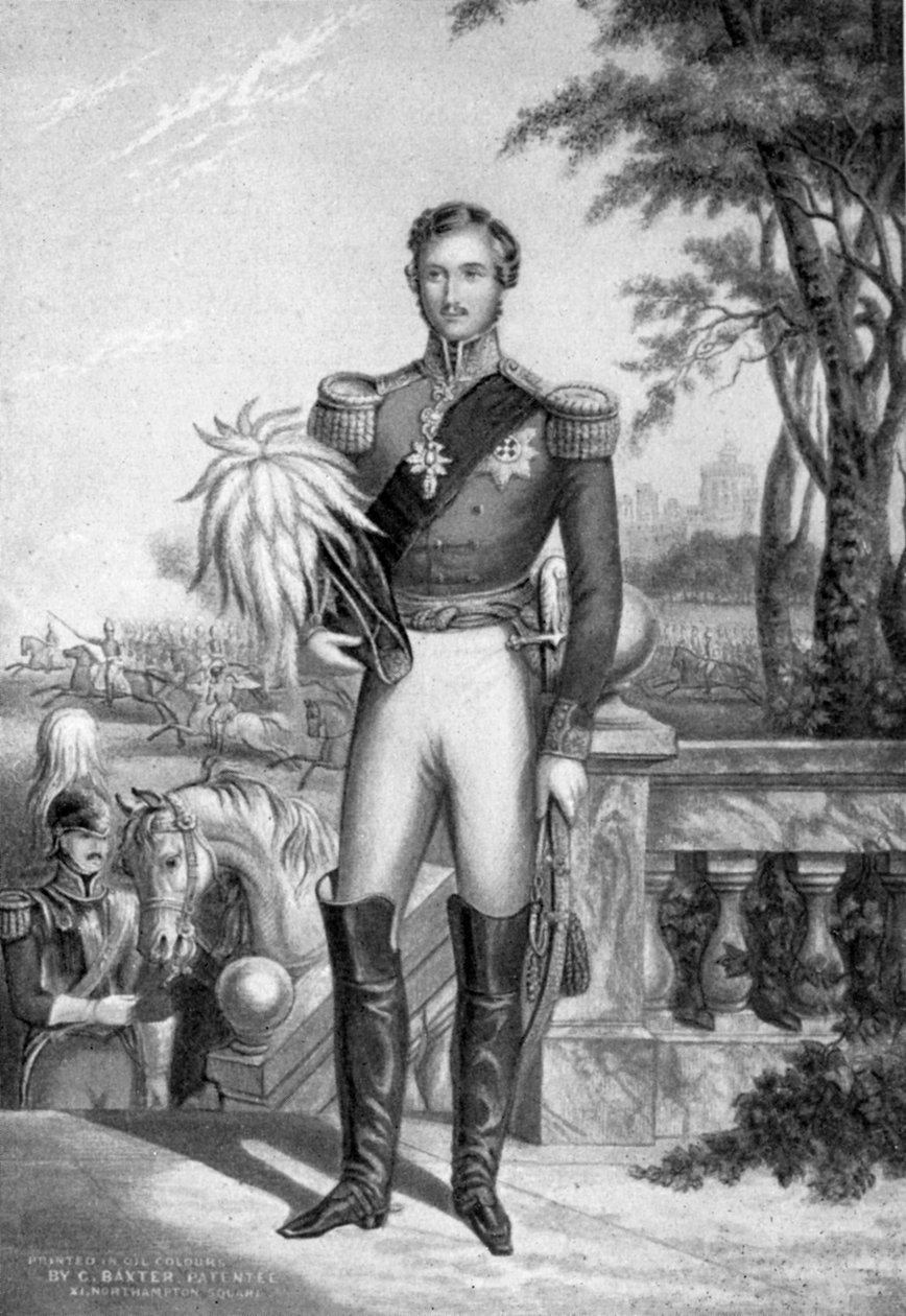 Prins Albert af Sachsen-Coburg og Gotha, konsort af dronning Victoria, c1840-1861 1910. af George Baxter
