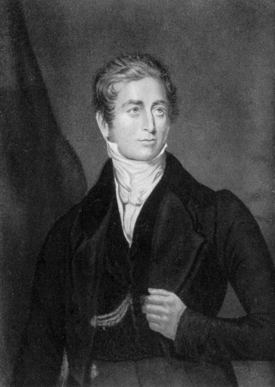 Sir Robert Peel, 2. Baronet, britisk premierminister, 1853 1910. af George Baxter
