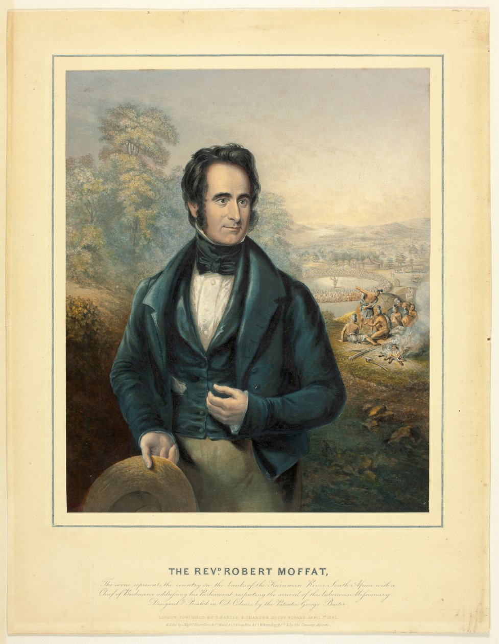 Pastor Robert Moffat af George Baxter