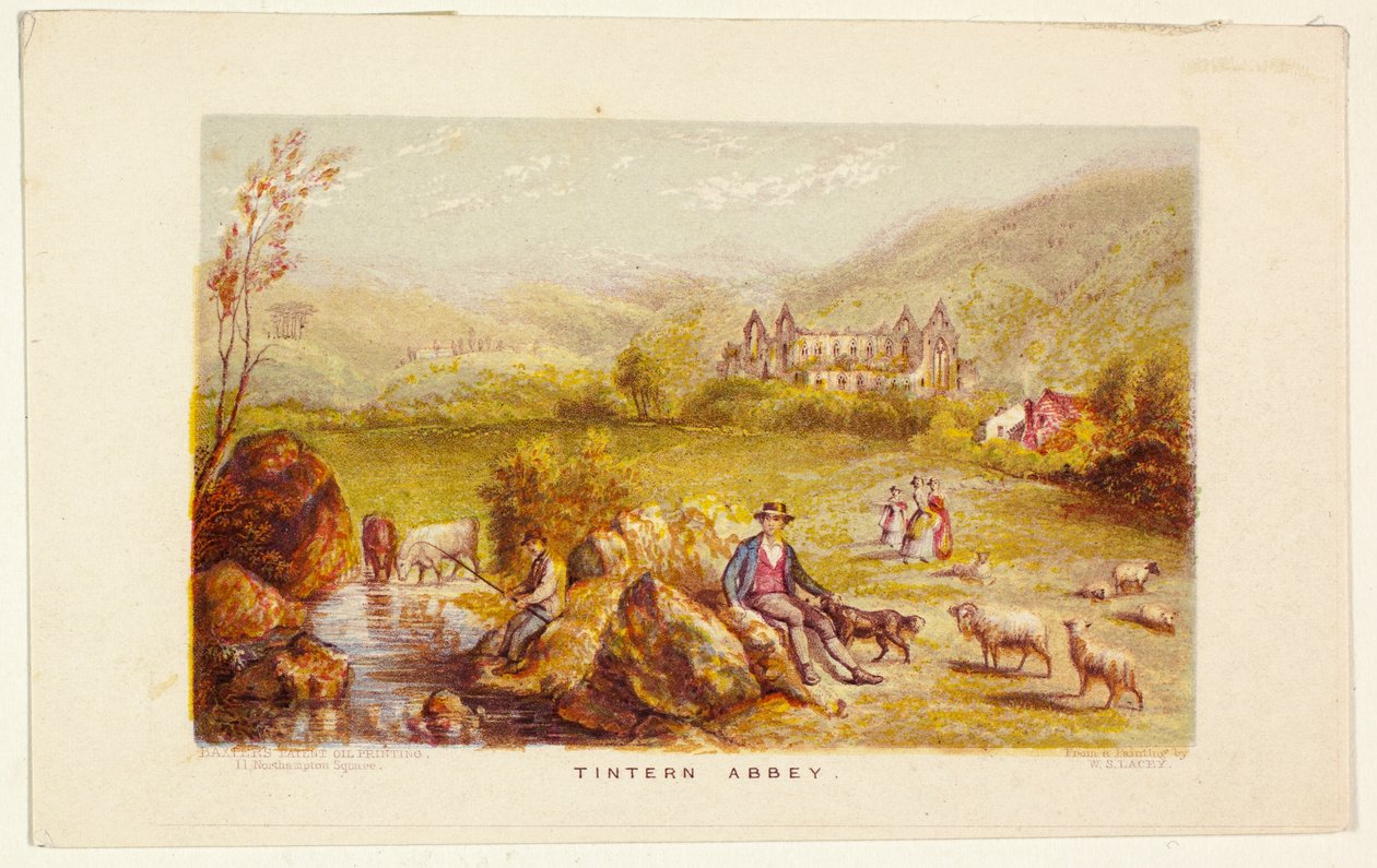 Abtei von Tintern af George Baxter