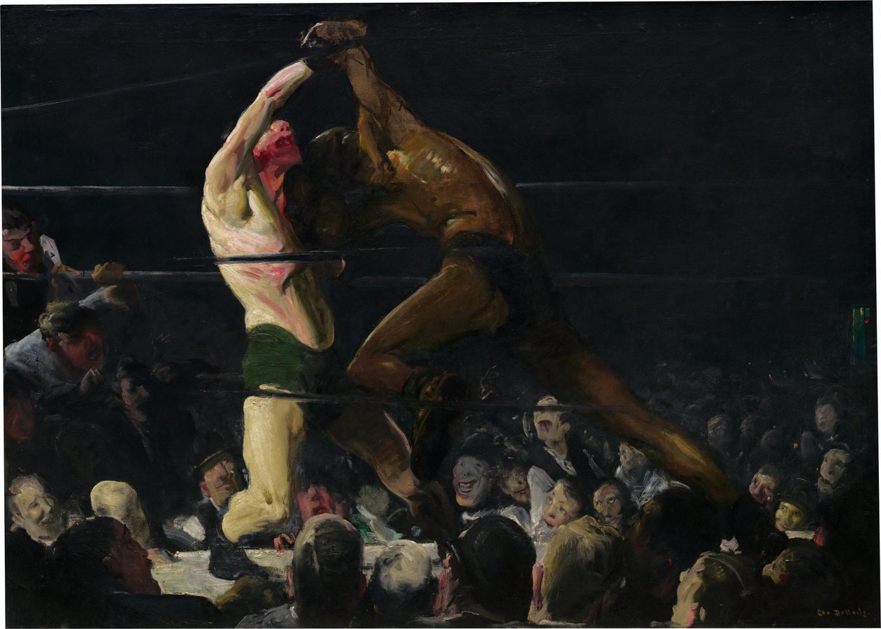 Begge medlemmer af denne klub af George Bellows