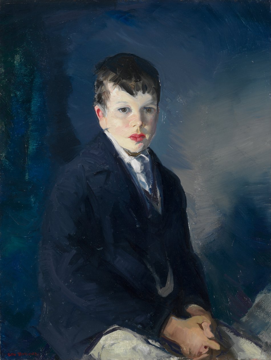 Drengen i den blå frakke af George Bellows