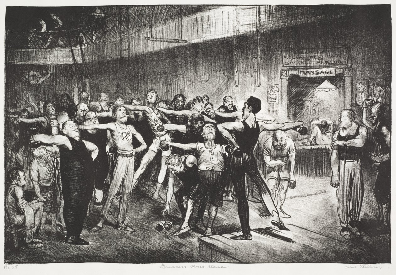 Kursus for forretningsmænd af George Bellows