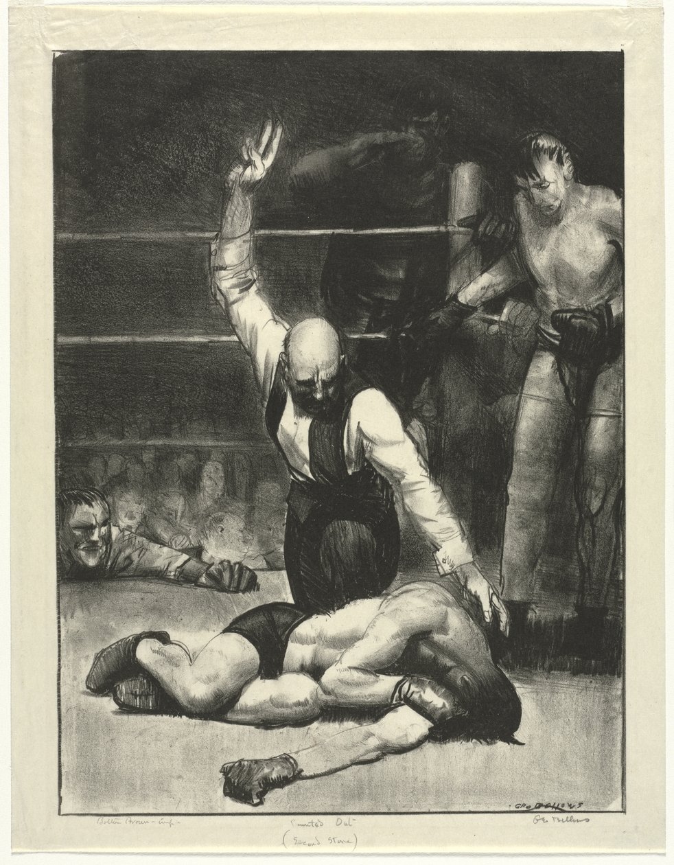 Talt ud, anden sten af George Bellows