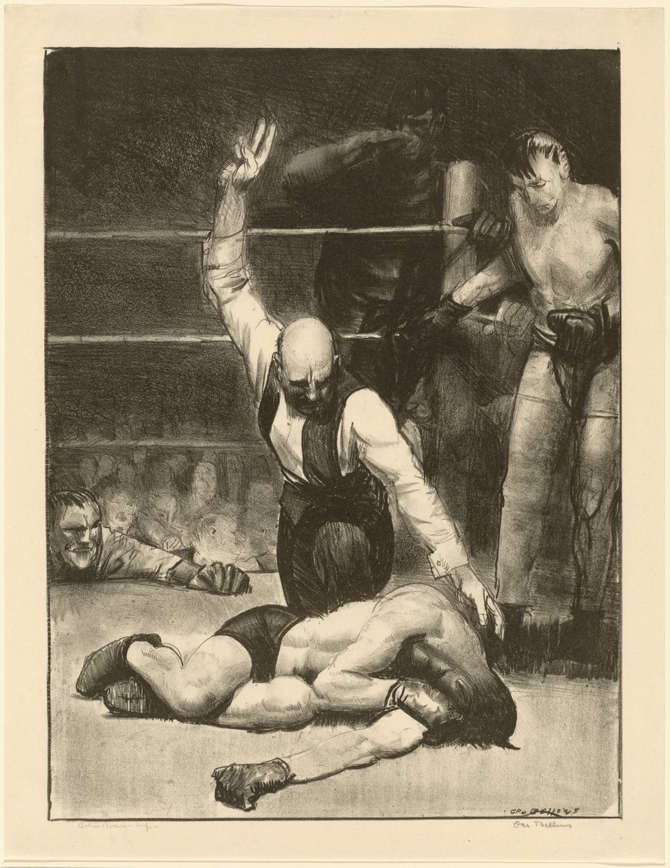 Talt ud, anden sten af George Bellows