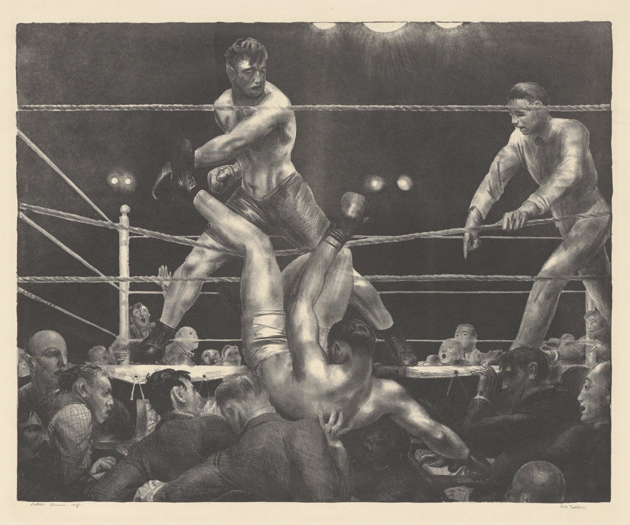 Dempsey og Firpo af George Bellows