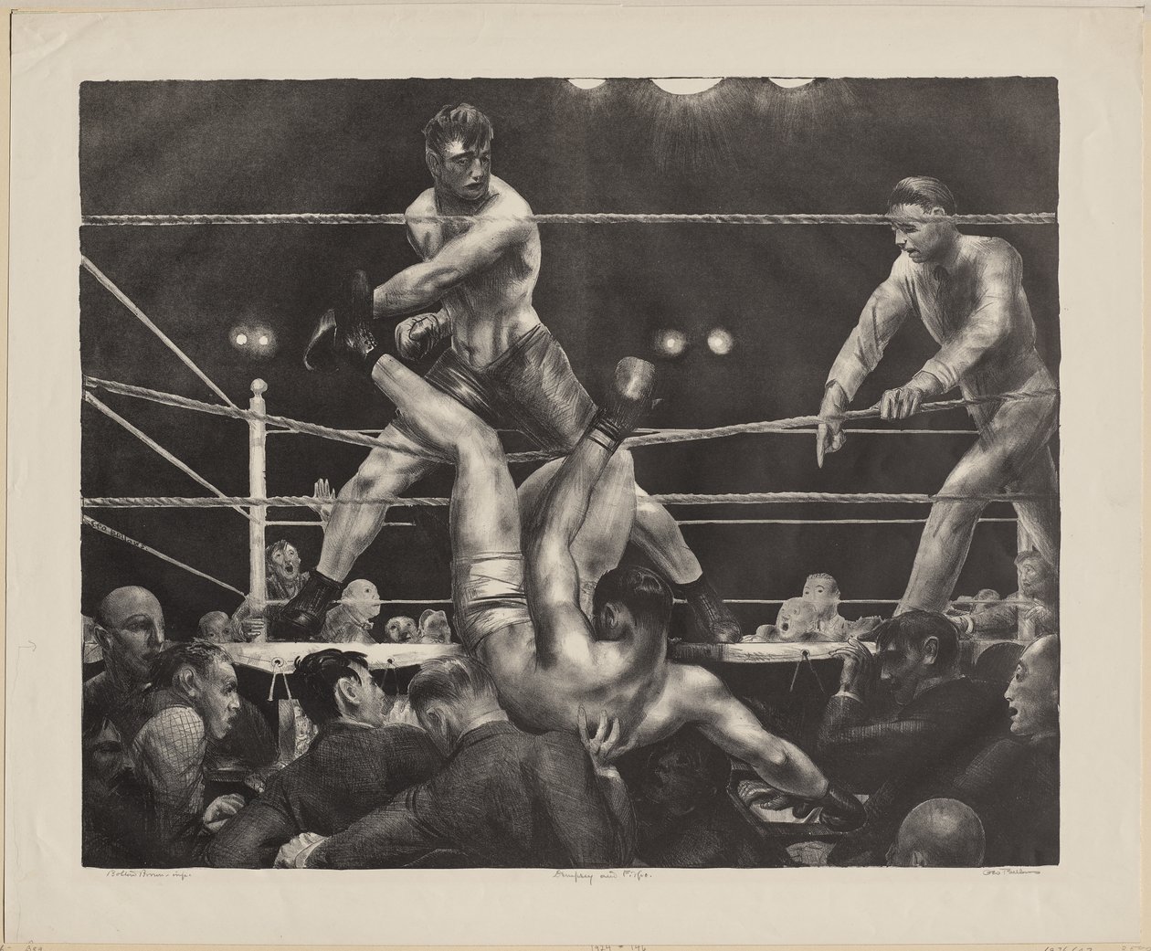 Dempsey og Firpo af George Bellows