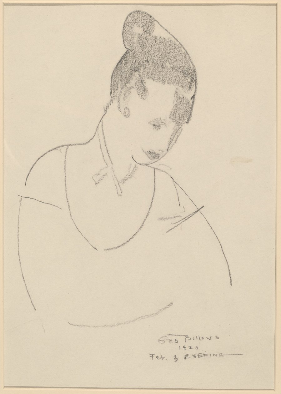 Elsie Speicher [verso] af George Bellows