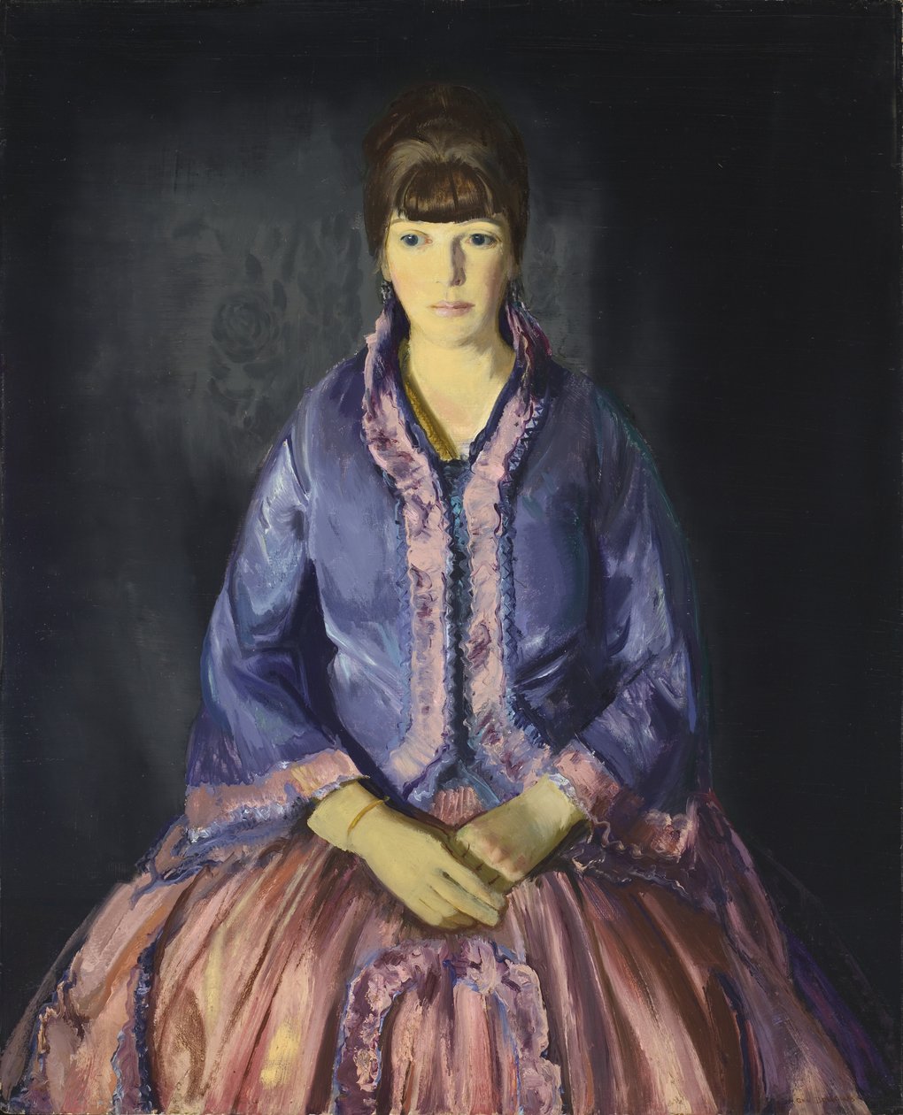 Emma i den lilla kjole af George Bellows