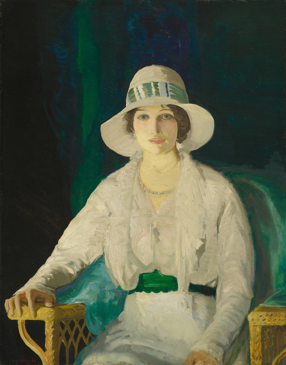 Florence Sittenham Davey (Mrs. Randall Davey) af George Bellows