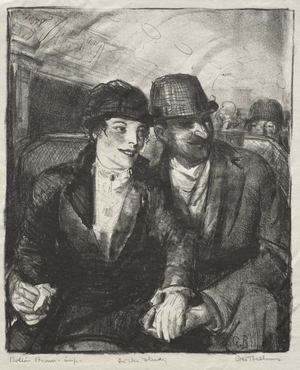 I metroen af George Bellows