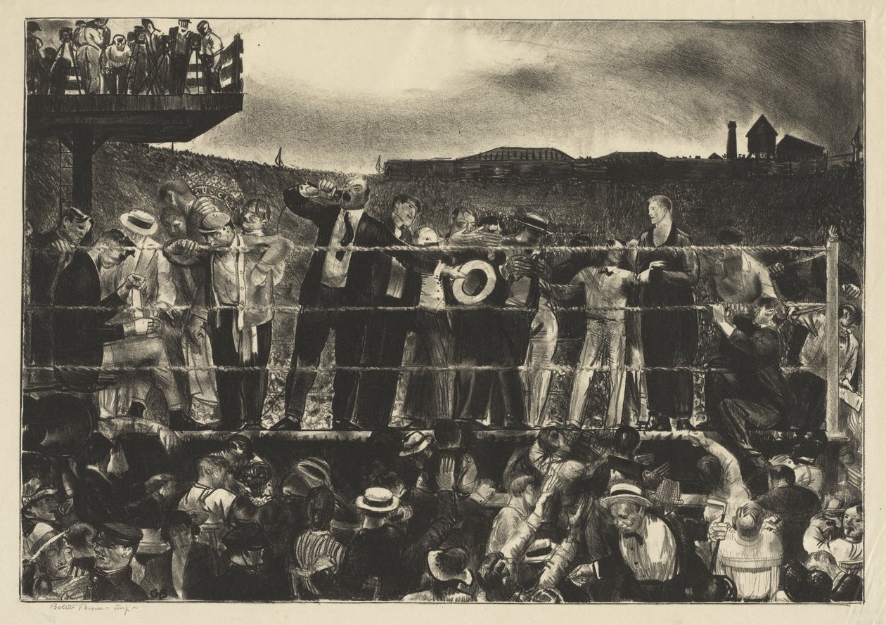 Vi præsenterer Georges Carpentier af George Bellows