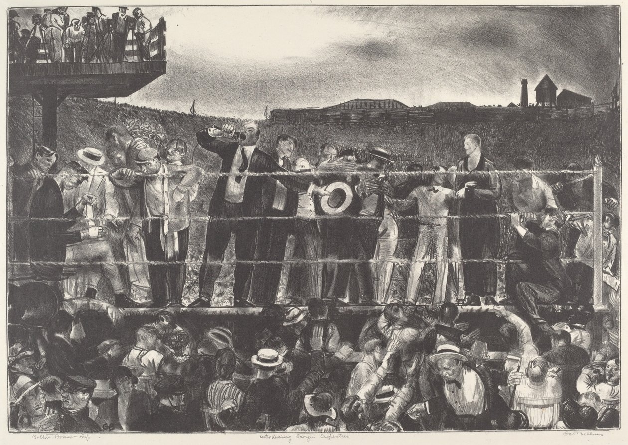 Vi præsenterer Georges Carpentier af George Bellows