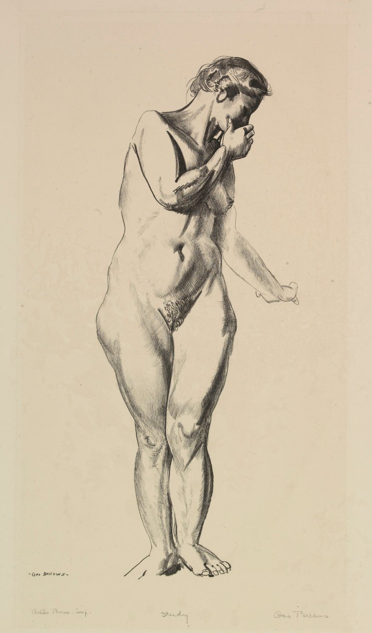 Nøgenstudie af George Bellows