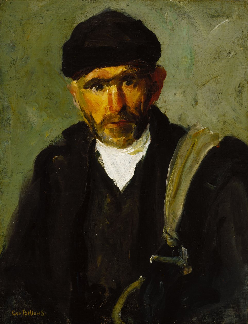 Den gamle fisker af George Bellows