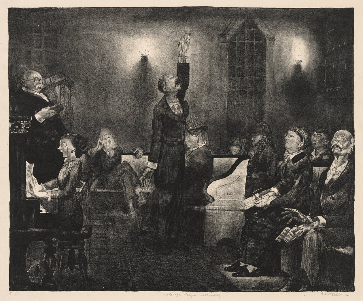 Bønnemøde, Second Stone af George Bellows