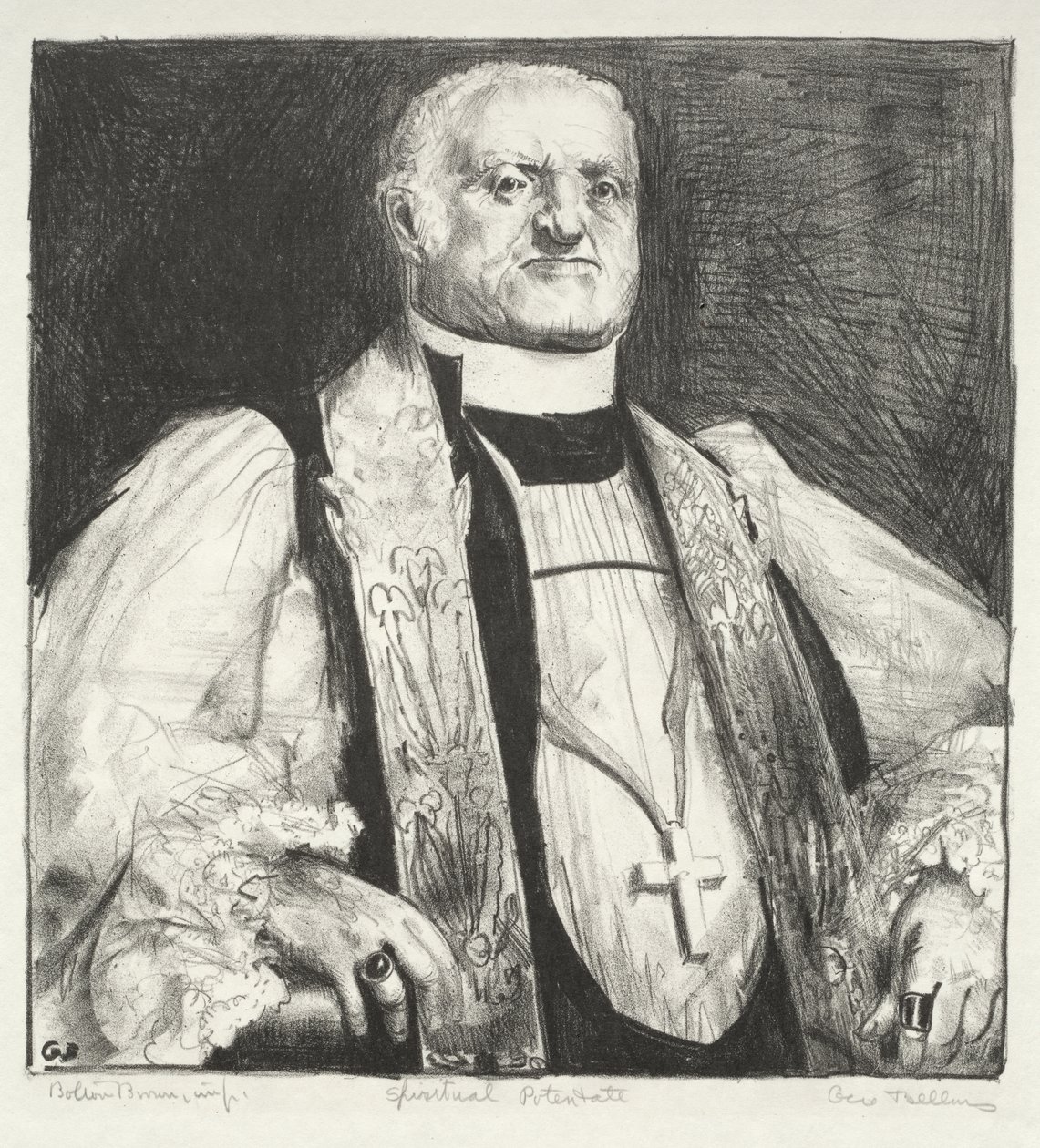 Åndelig hersker af George Bellows