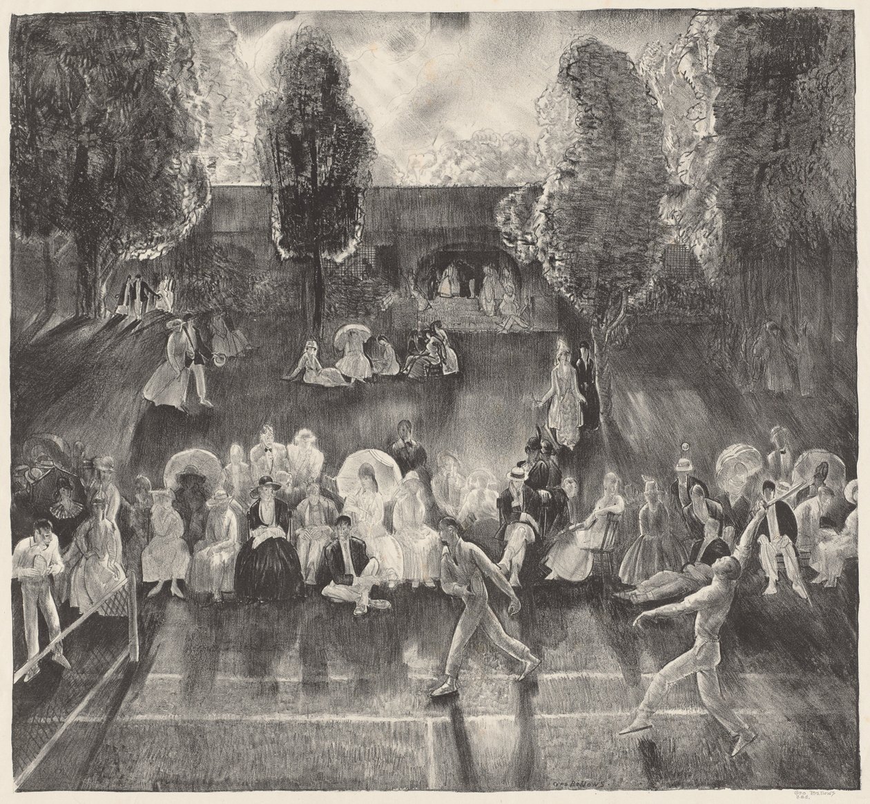 Tennis af George Bellows