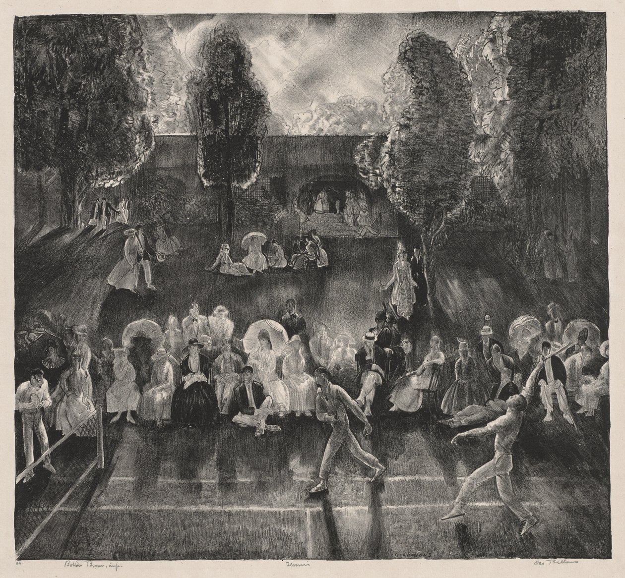 Tennis af George Bellows