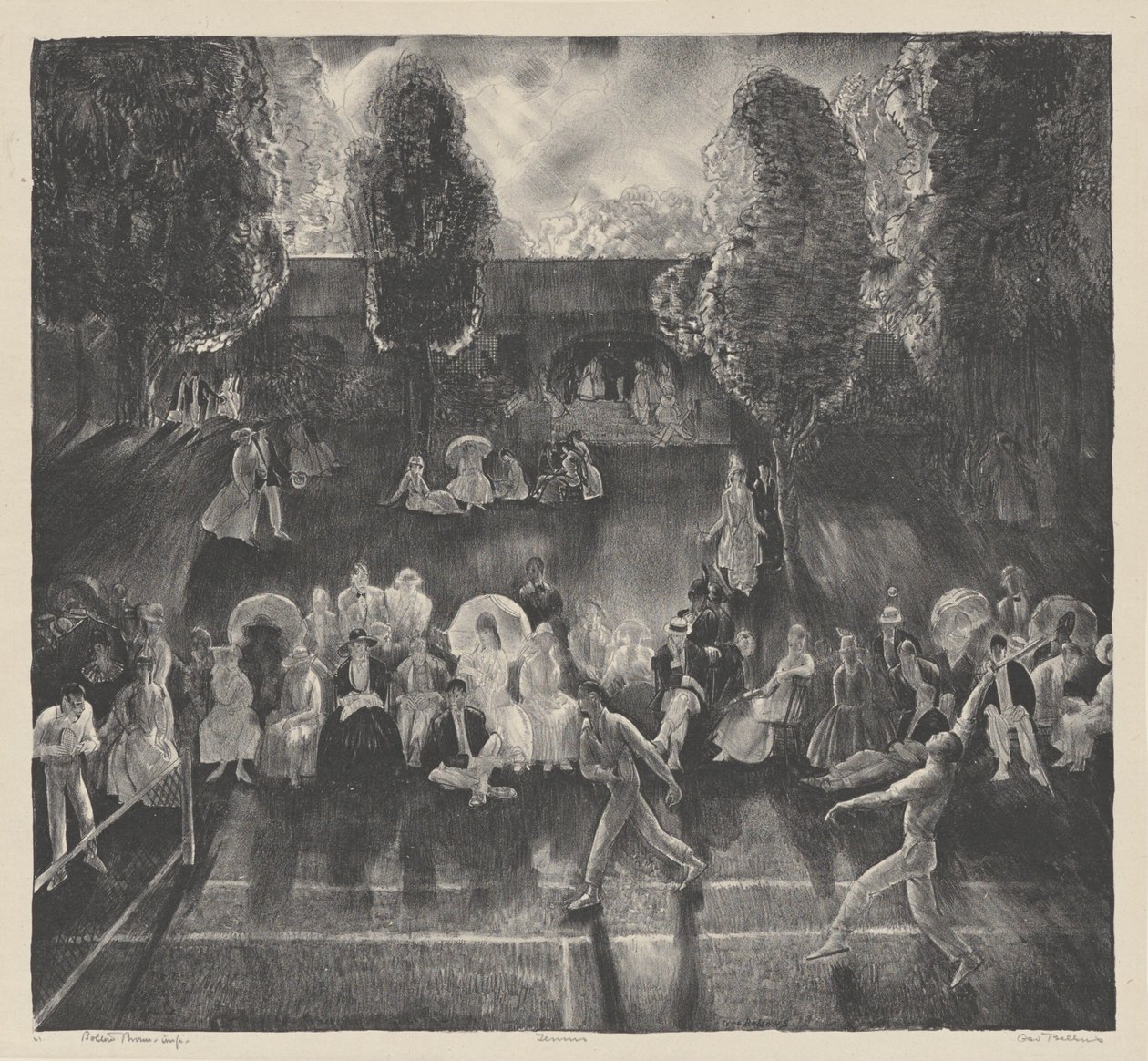 Tennis af George Bellows