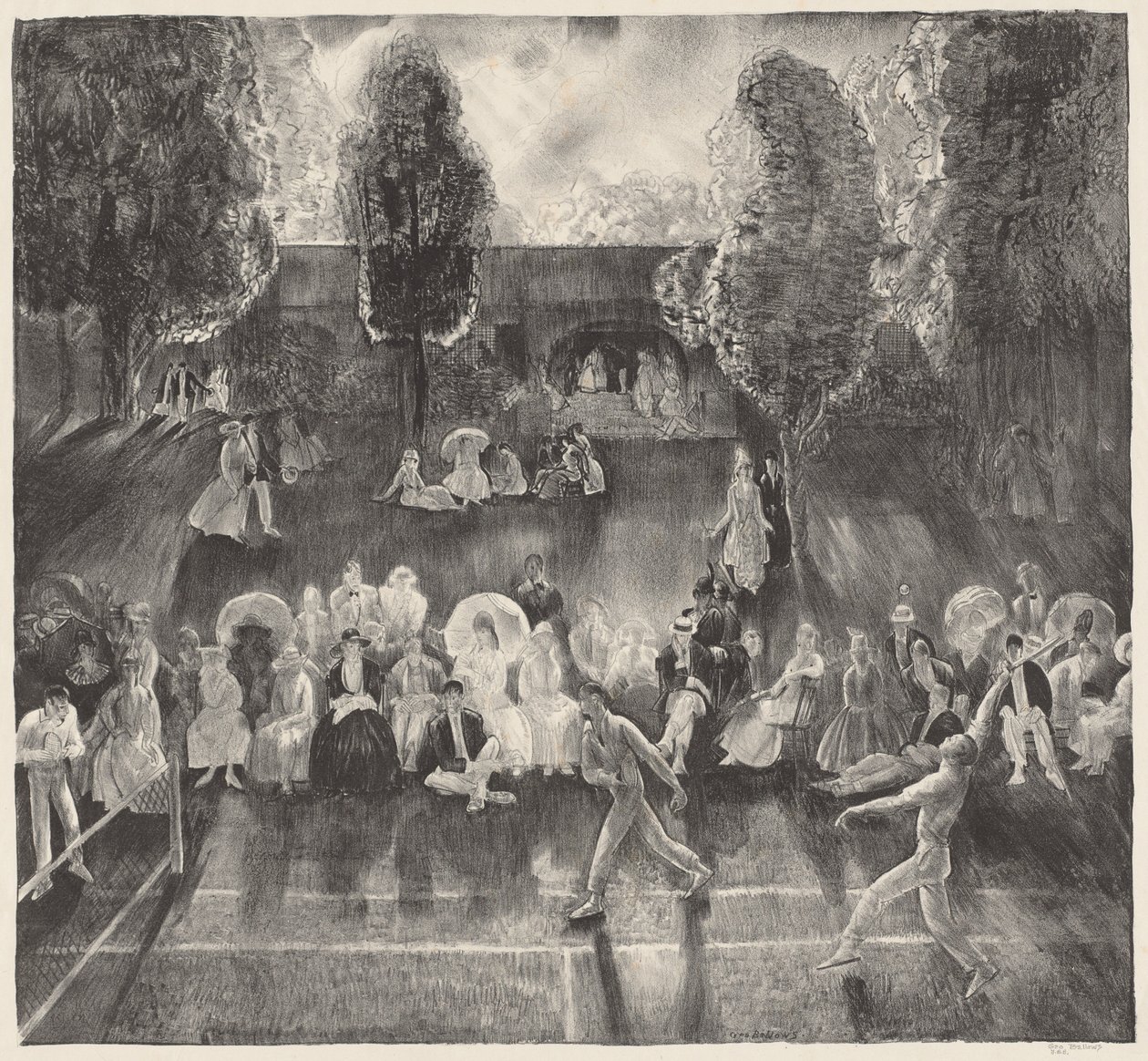 Tennis af George Bellows