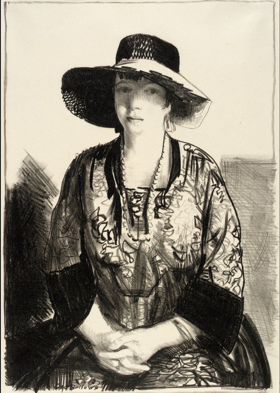 Den sorte hat af George Bellows