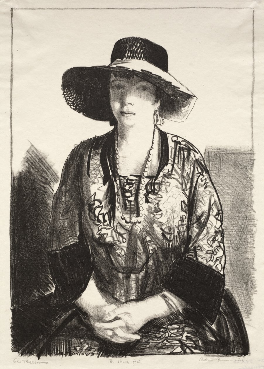 Den sorte hat af George Bellows