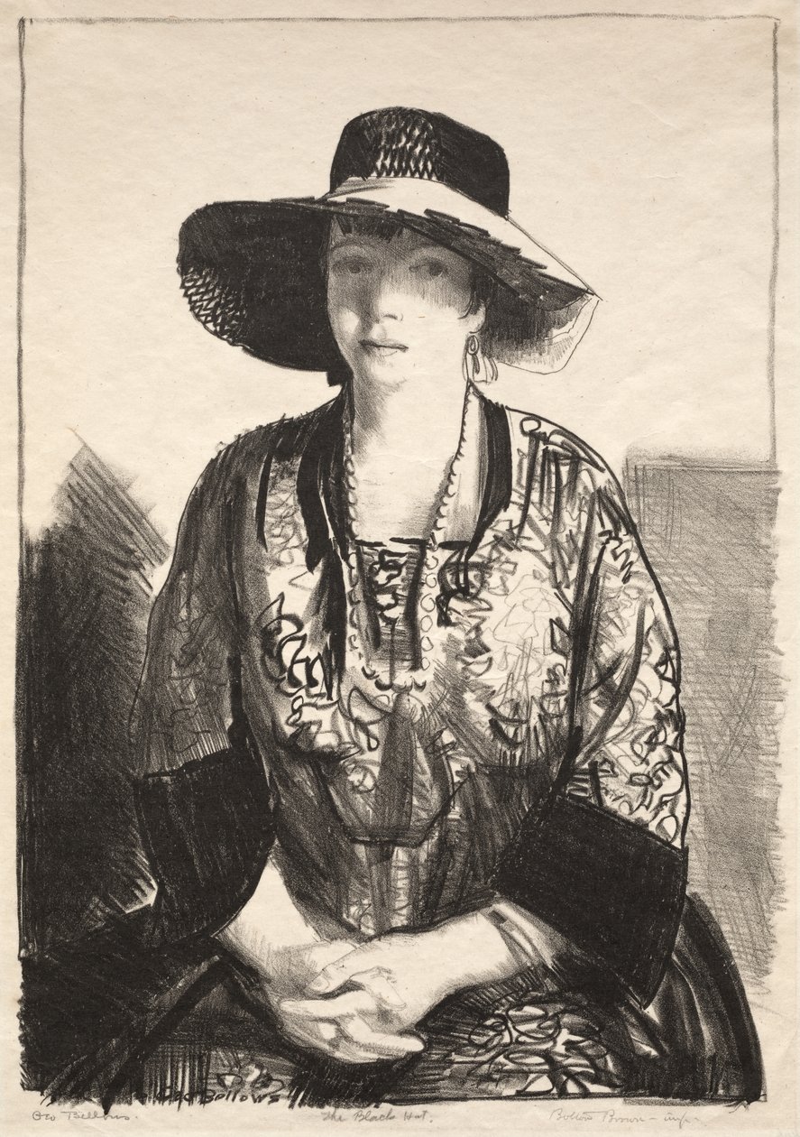 Den sorte hat af George Bellows