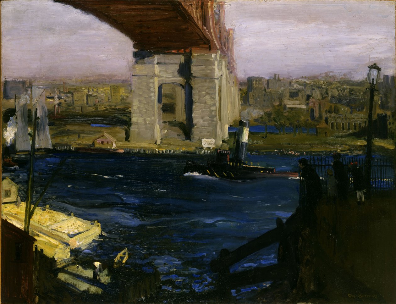 The Bridge, Blackwell’s Island af George Bellows