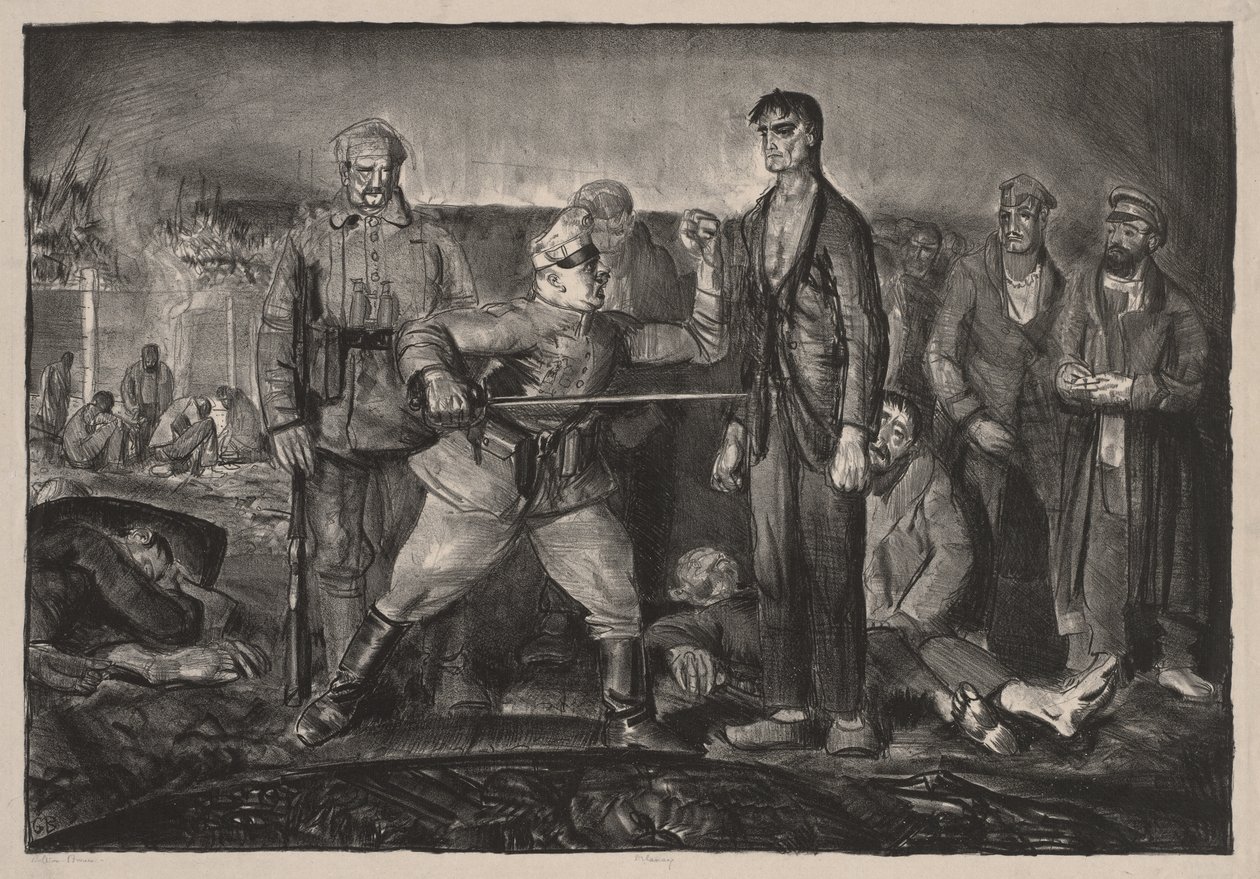 Sagen om sergent Delaney af George Bellows