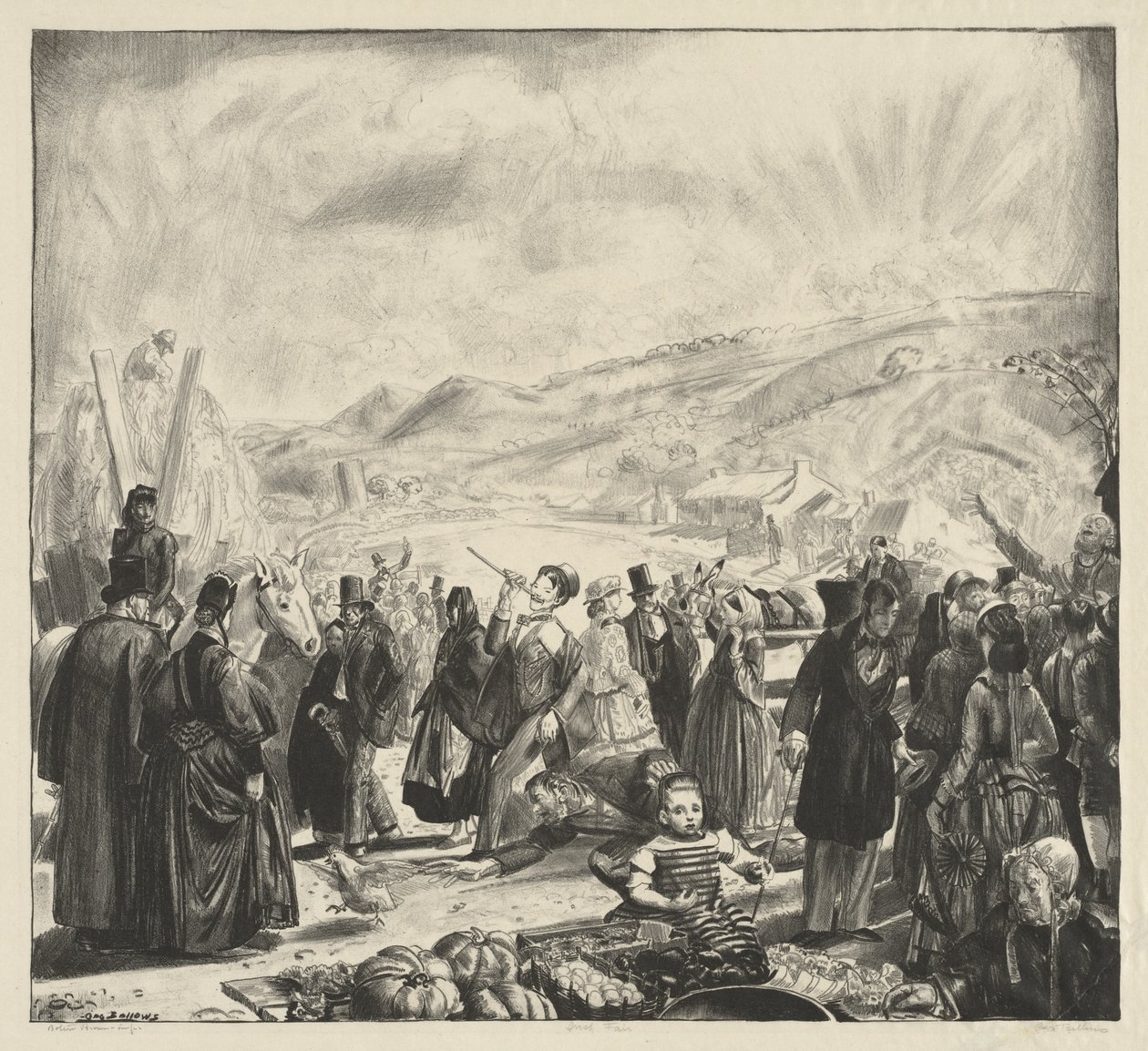 Den irske messe af George Bellows