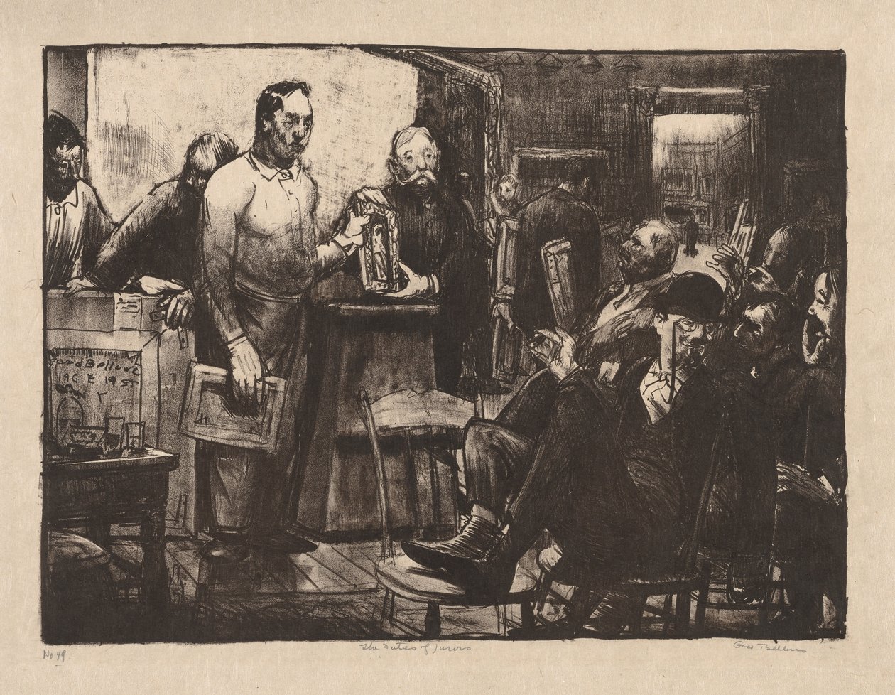 Juryen af George Bellows