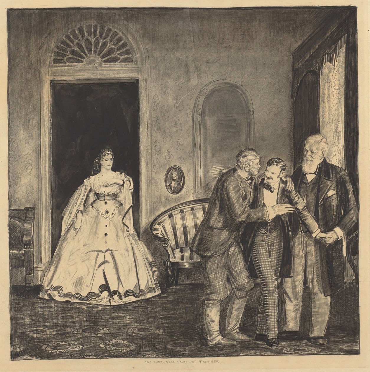 Venligheden kom ikke fra hende af George Bellows